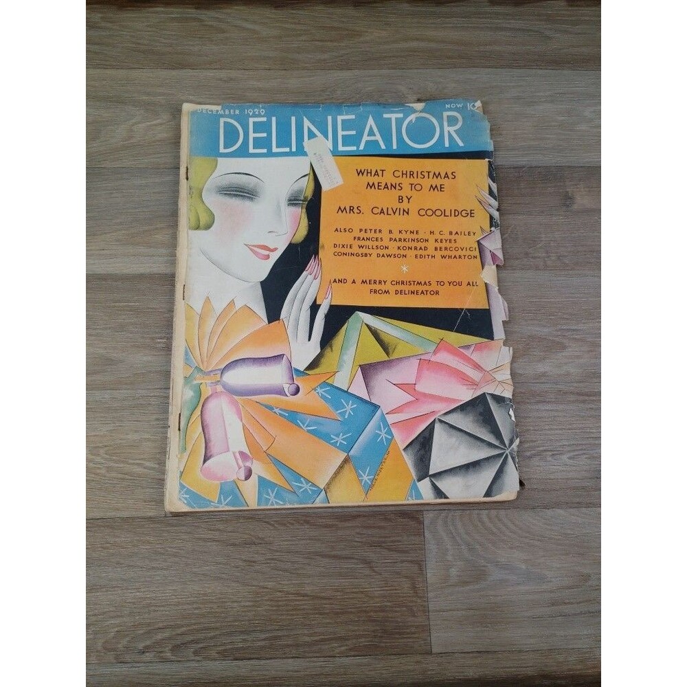 The Delineator December 1929, Vintage Women's Fashion Magazine